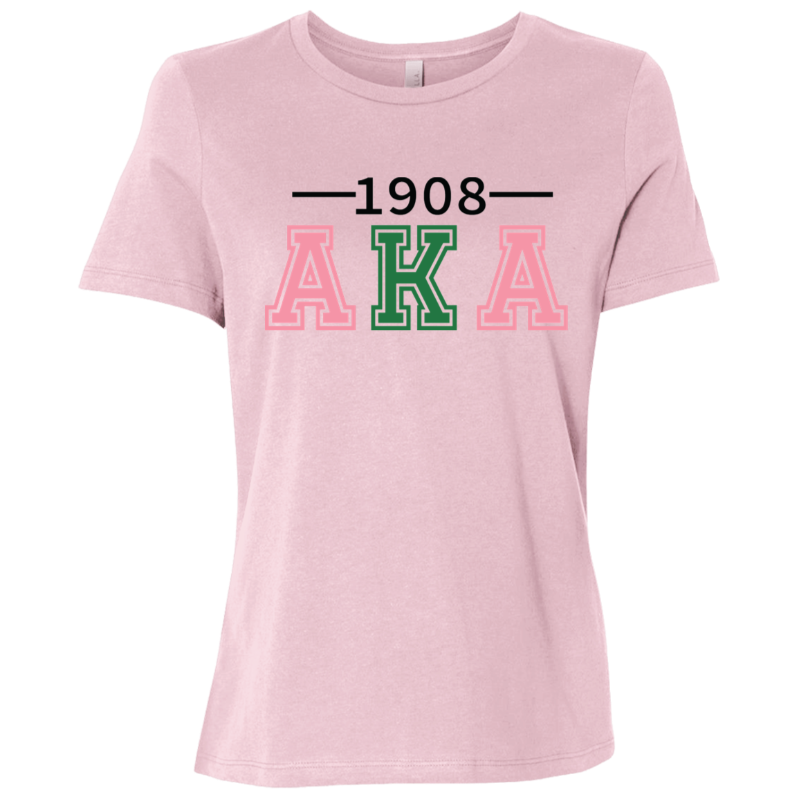1908 AKA Ladies Relaxed Jersey Short-Sleeve T-Shirt