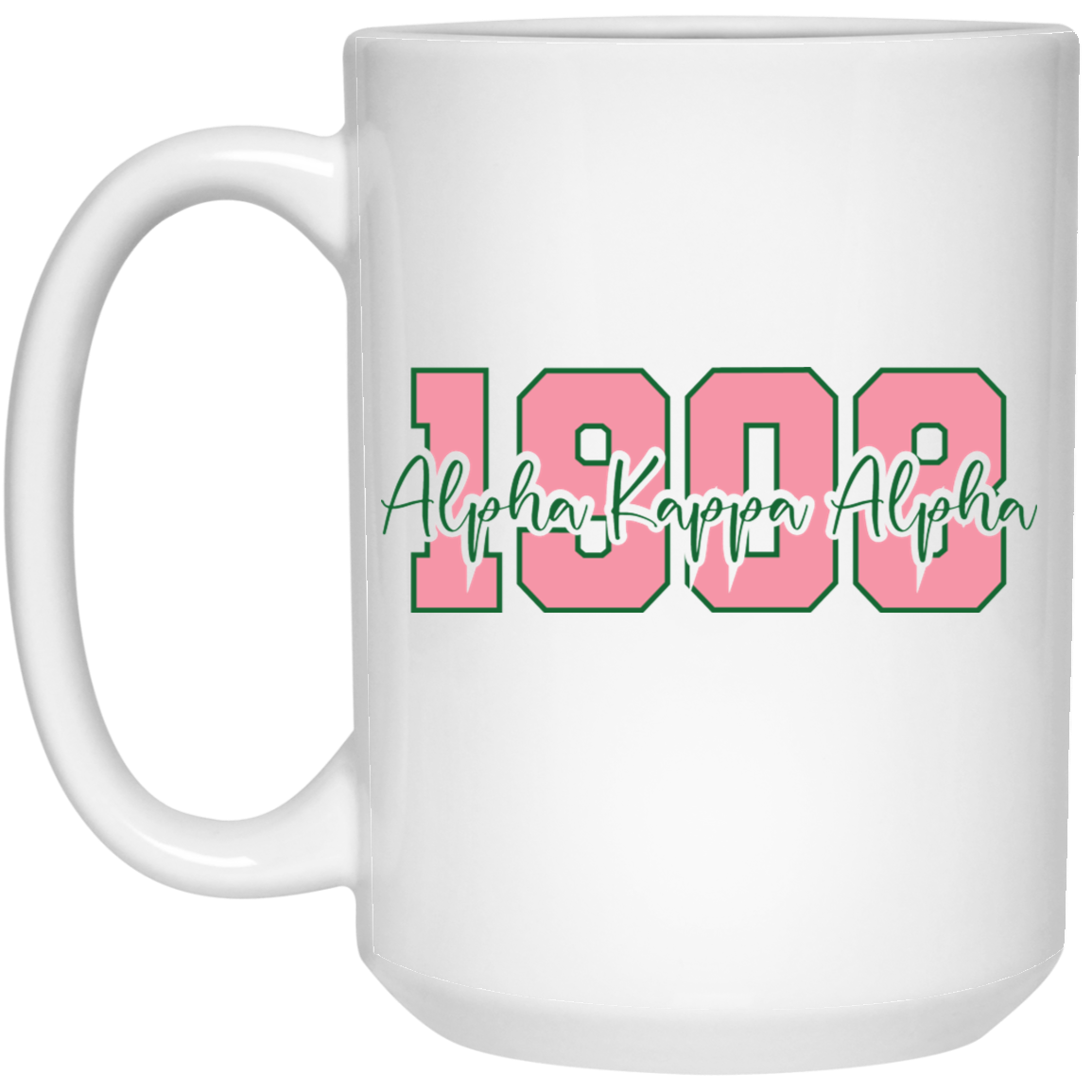 1908 Alpha Kappa Alpha 15oz White Mug