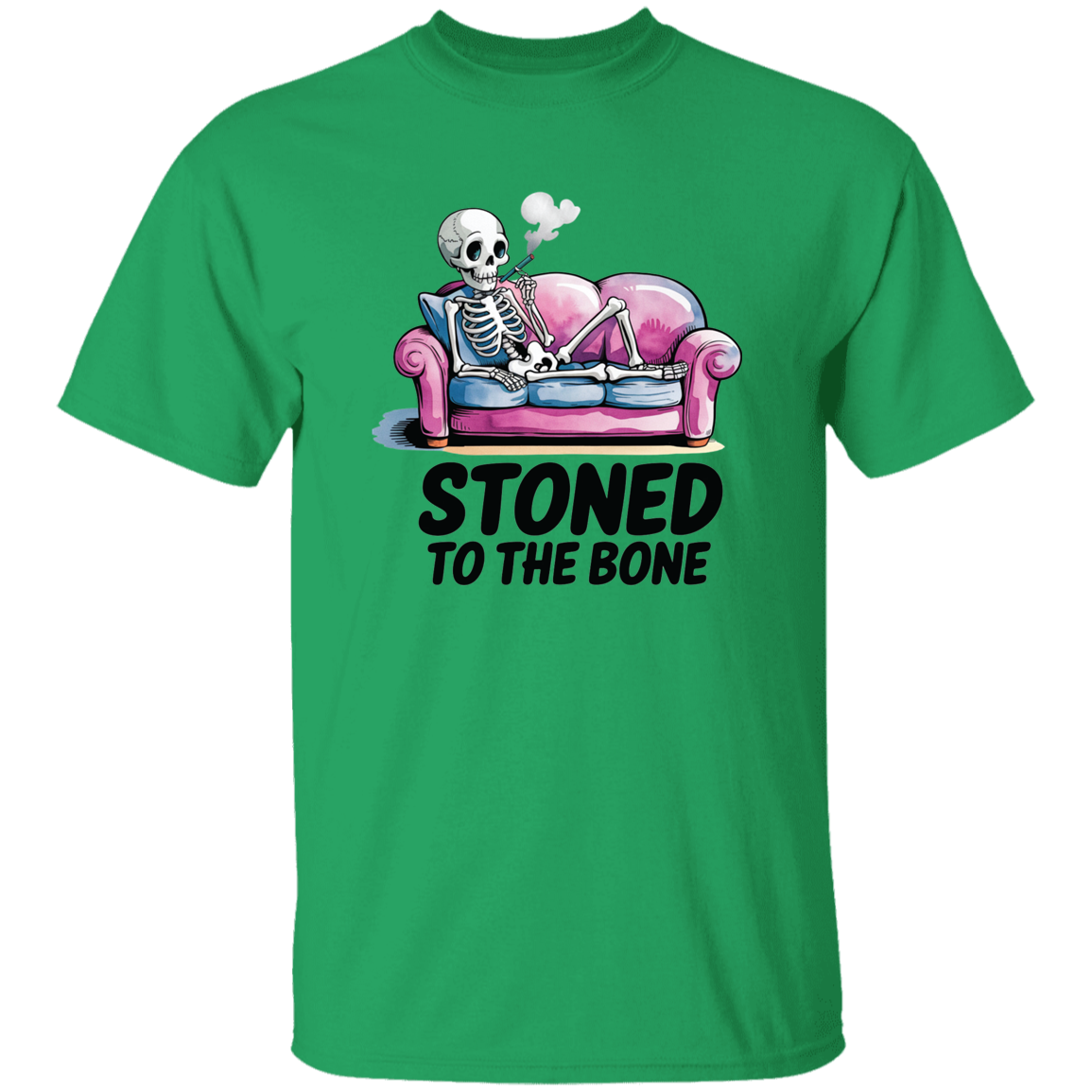 Stoned To The Bone Men's Heavyweight Graphic Tee
