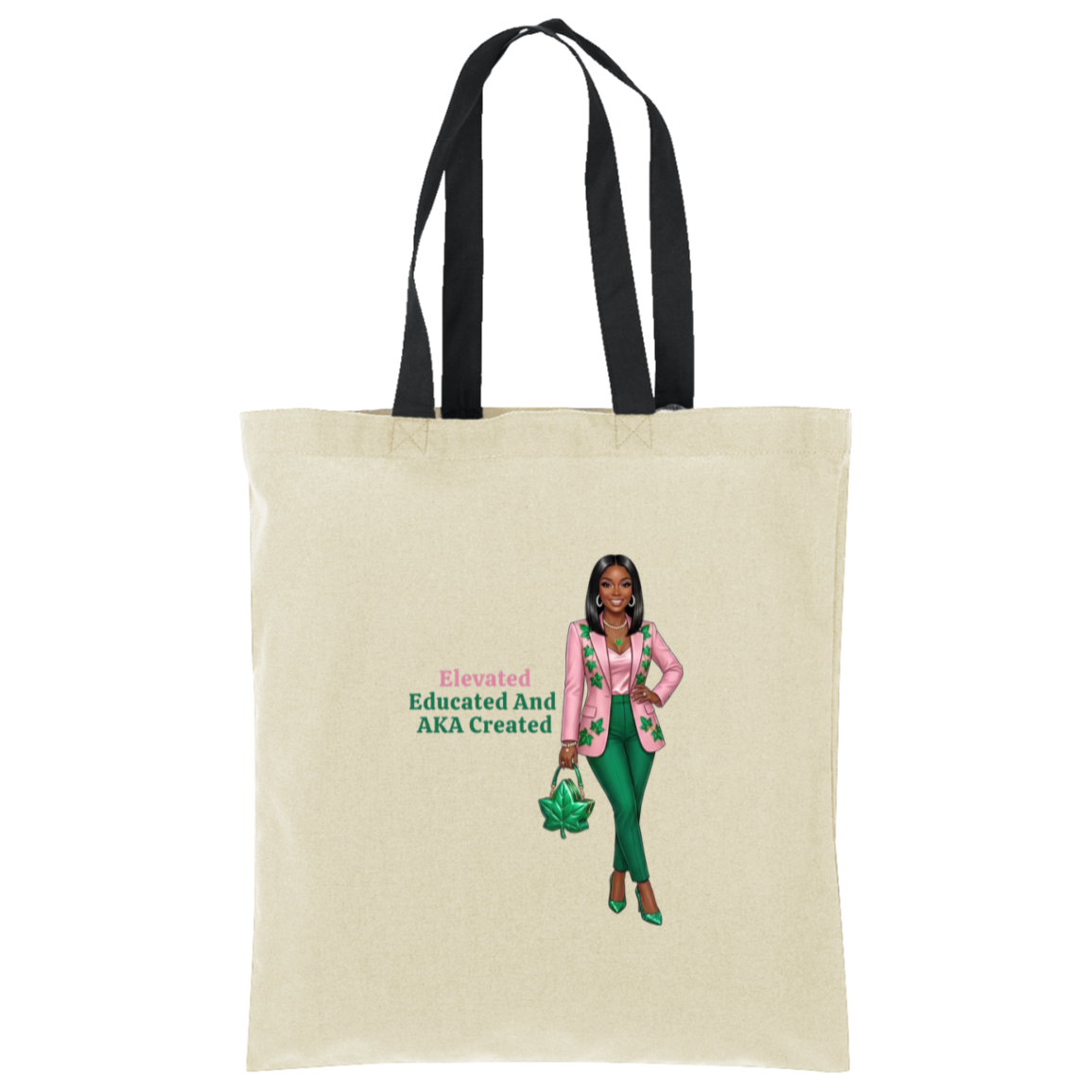Elevated Educated and AKA Created Tote