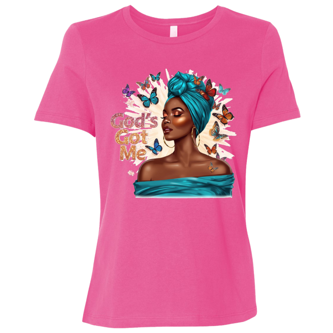 God's Got Me Ladies Relaxed Jersey Short-Sleeve T-Shirt