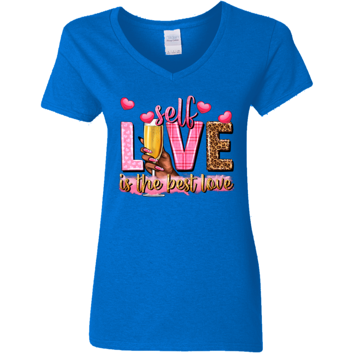 Self Love Is the Best Love | Women's V-Neck Tee