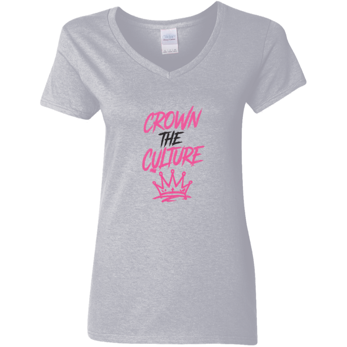 Crown The Culture V-Neck Tee