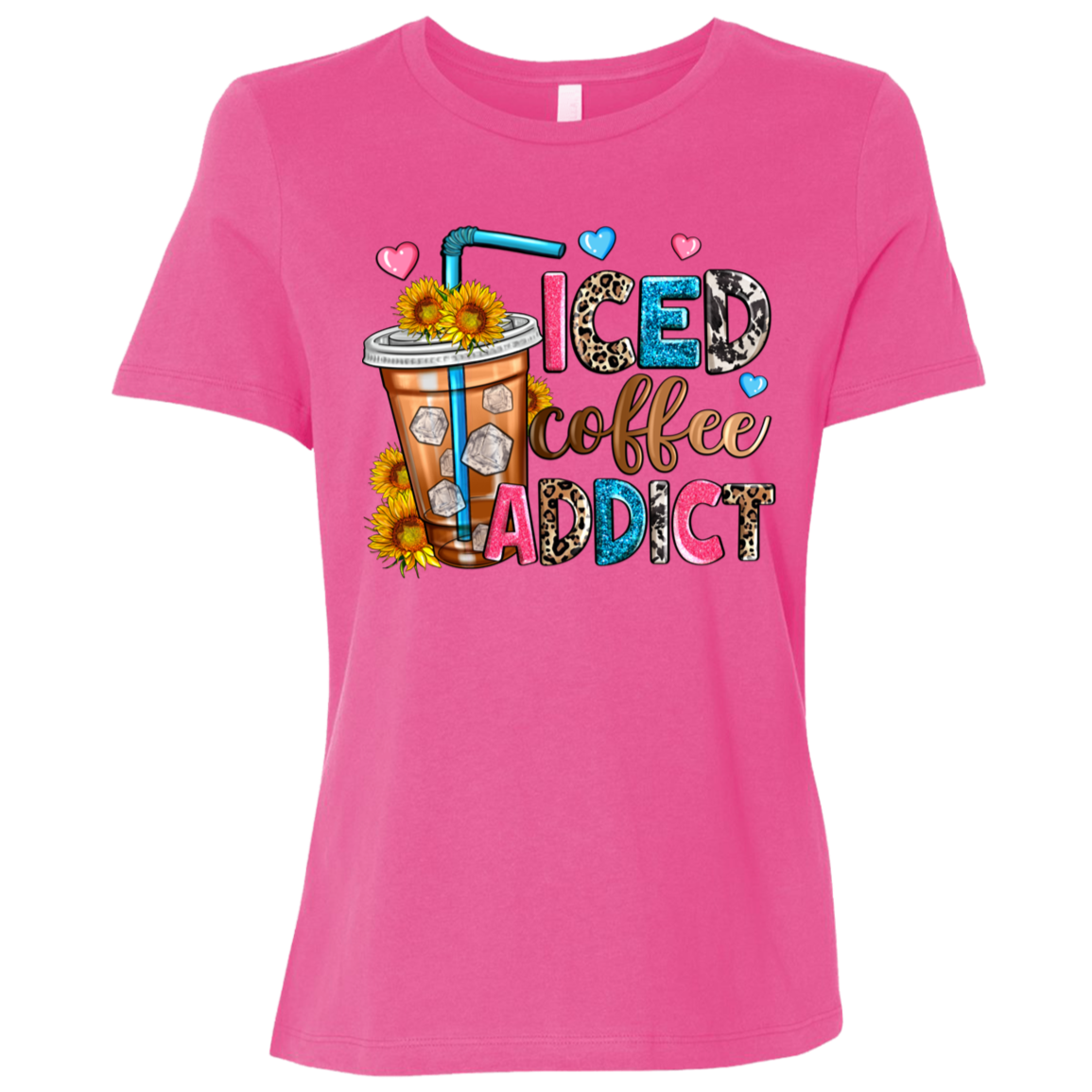 Iced Coffee Addict | Women's Relaxed Fit Tee