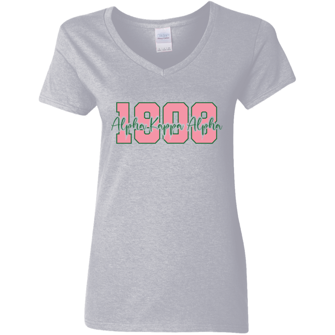 1908 Alpha Kappa Alpha V-Neck Women's T-Shirt