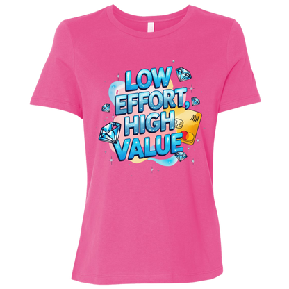 Low Effort High Value Ladies Relaxed Jersey Tee