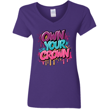 Own Your Crown Women's V-Neck T-Shirt