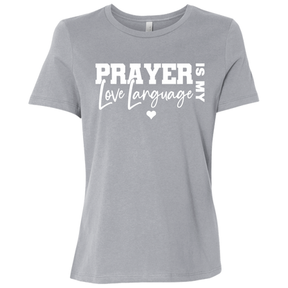 Prayer Is My Love Language Relaxed Jersey T-Shirt
