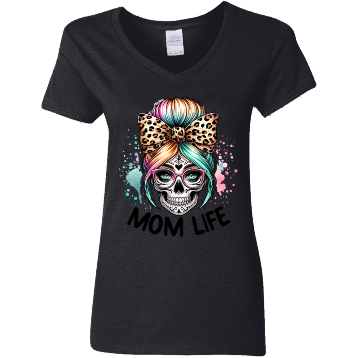 Mom Life Women's V-Neck T-Shirt