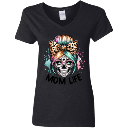 Mom Life Women's V-Neck T-Shirt