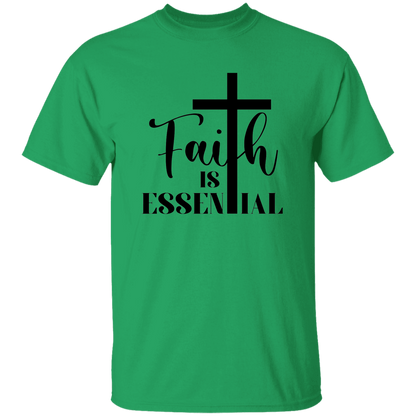 Faith is Essential Men's Heavyweight Graphic Tee