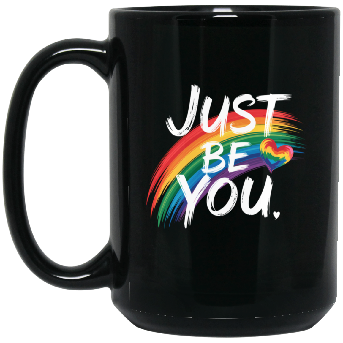 Just Be You 15oz Black Mug