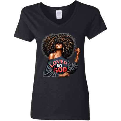 Loved by God V-Neck T-Shirt