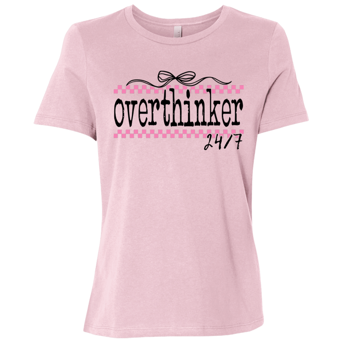 Overthinker 24/7 Ladies Relaxed Jersey Short-Sleeve T-Shirt