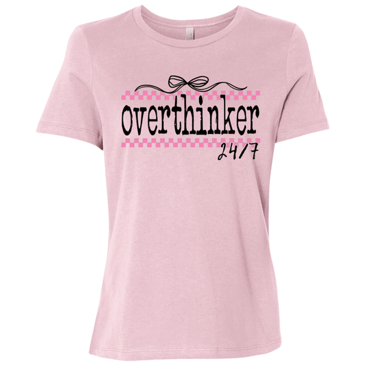 Overthinker 24/7 Ladies Relaxed Jersey Short-Sleeve T-Shirt