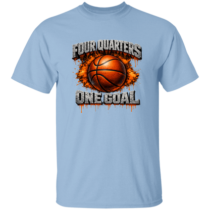 Four Quarters One Goal  5.3 oz T-Shirt
