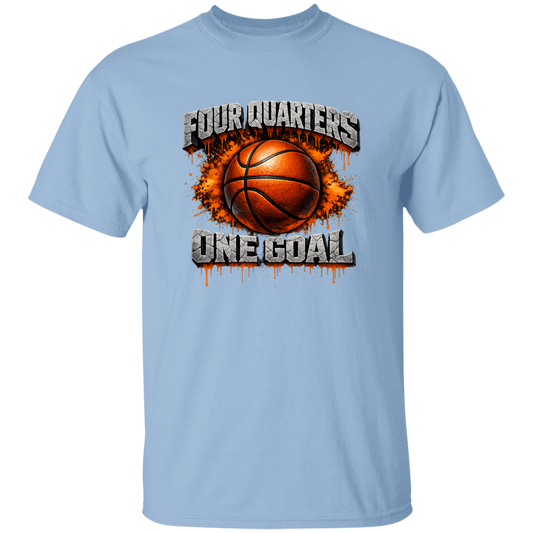 Four Quarters One Goal  5.3 oz T-Shirt