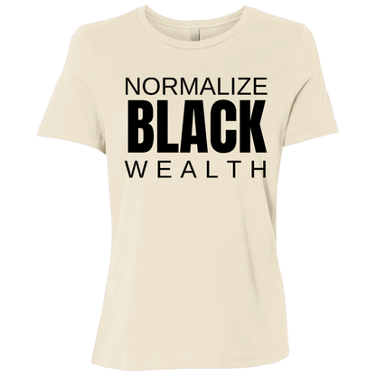 Normalize Black Wealth Tee