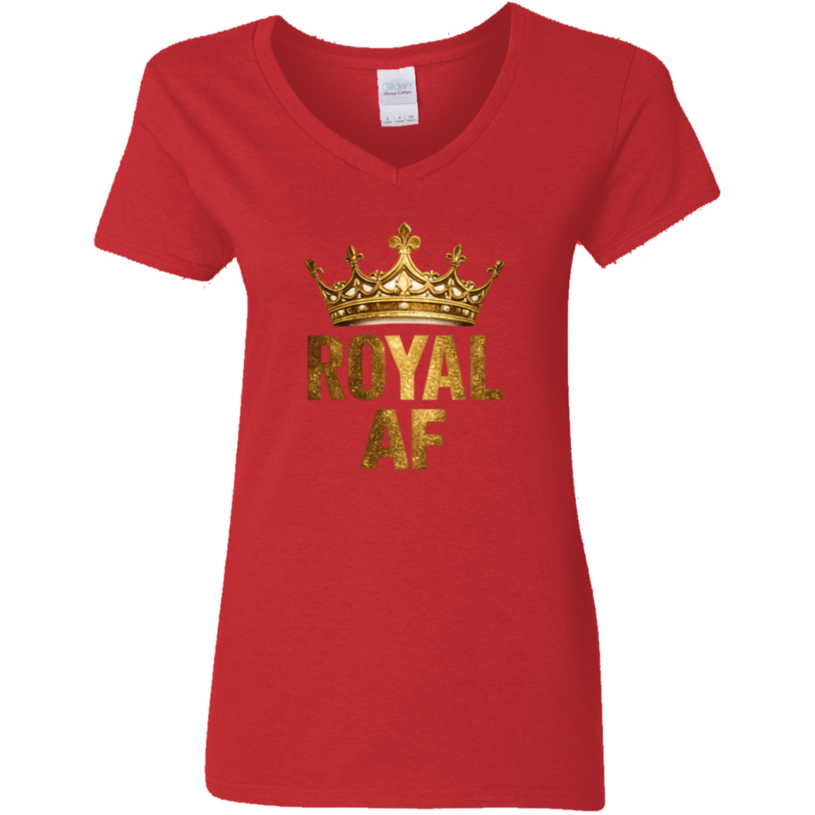 Royal AF V-Neck Tee