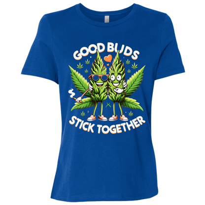 Good Buds Ladies Relaxed Jersey Short-Sleeve T-Shirt