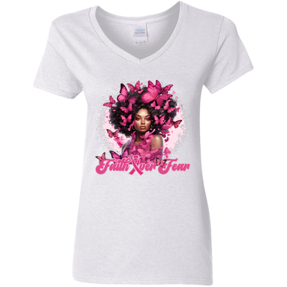 Faith Over Fear V-Neck T-Shirt