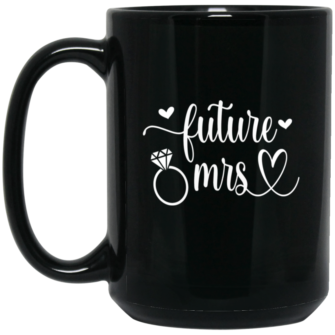 Future Mrs 15oz Black Mug