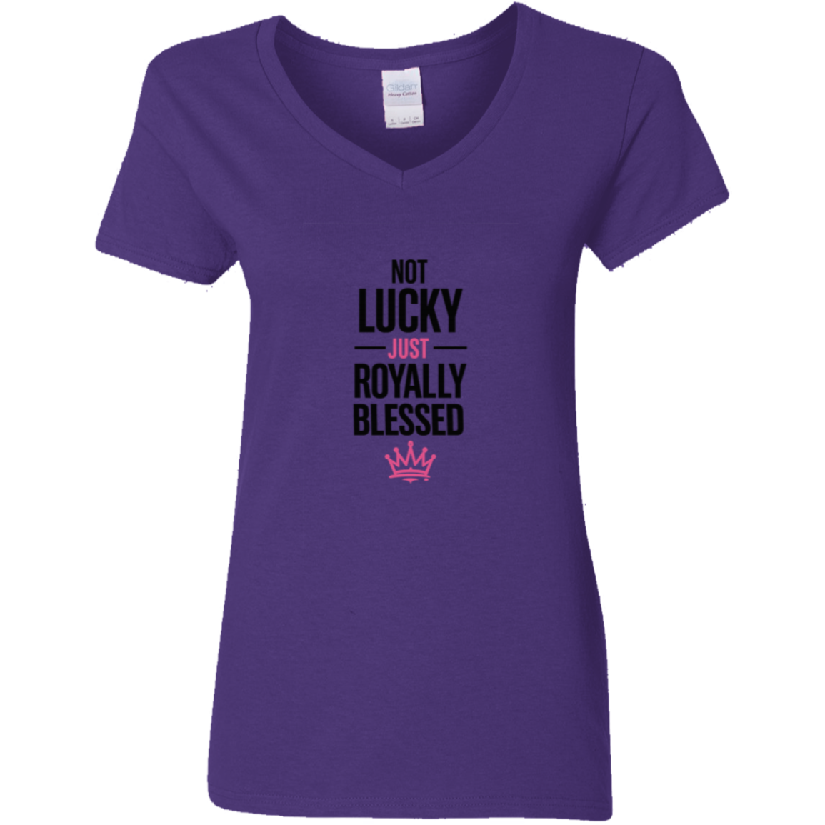 Not Lucky Just Royally Blessed V-Neck