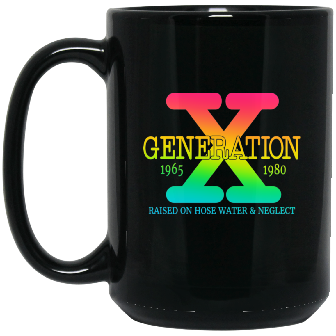 Generation X 15oz Black Mug