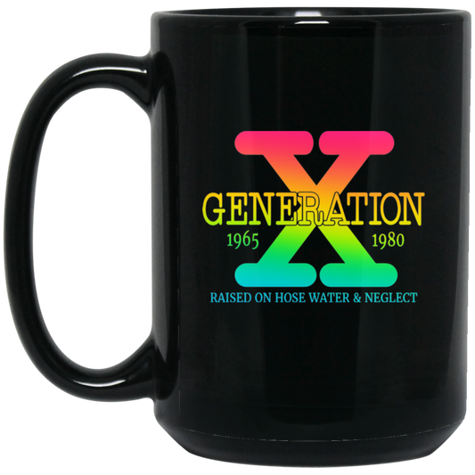 Generation X 15oz Black Mug
