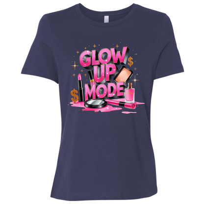 Glow Up Mode Women's Relaxed Jersey T-Shirt