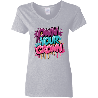 Gildan Ladies' 5.3 oz. V-Neck T-Shirt