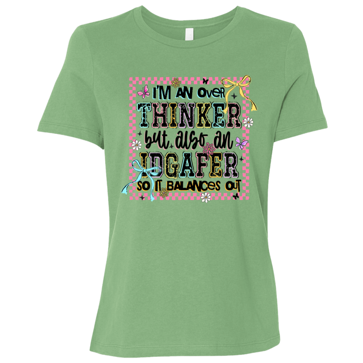 Overthinker & IDGAFER | Women's Relaxed Fit Tee