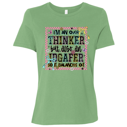 Overthinker & IDGAFER | Women's Relaxed Fit Tee