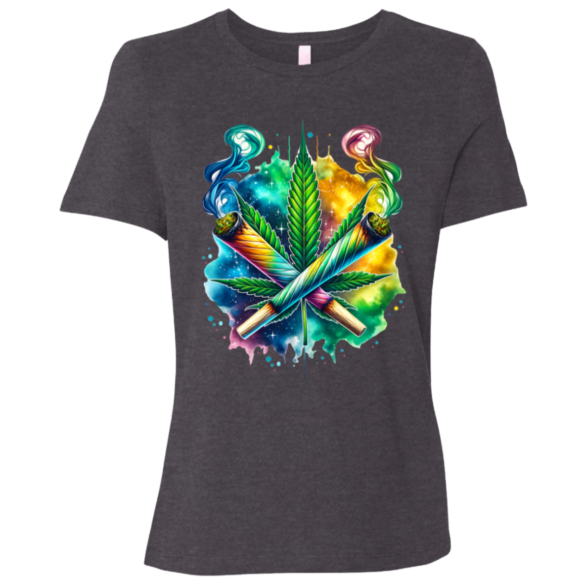 Colorful Bud Women's Relaxed Jersey Short-Sleeve T-Shirt