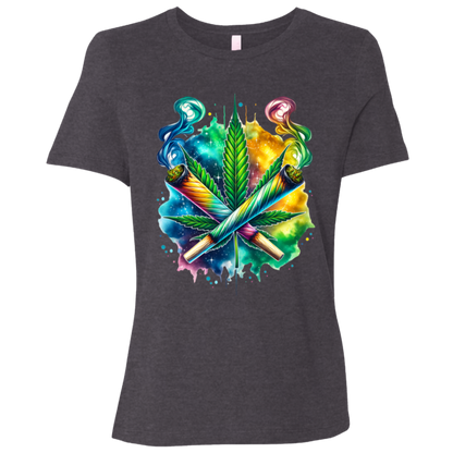 Colorful Bud Women's Relaxed Jersey Short-Sleeve T-Shirt
