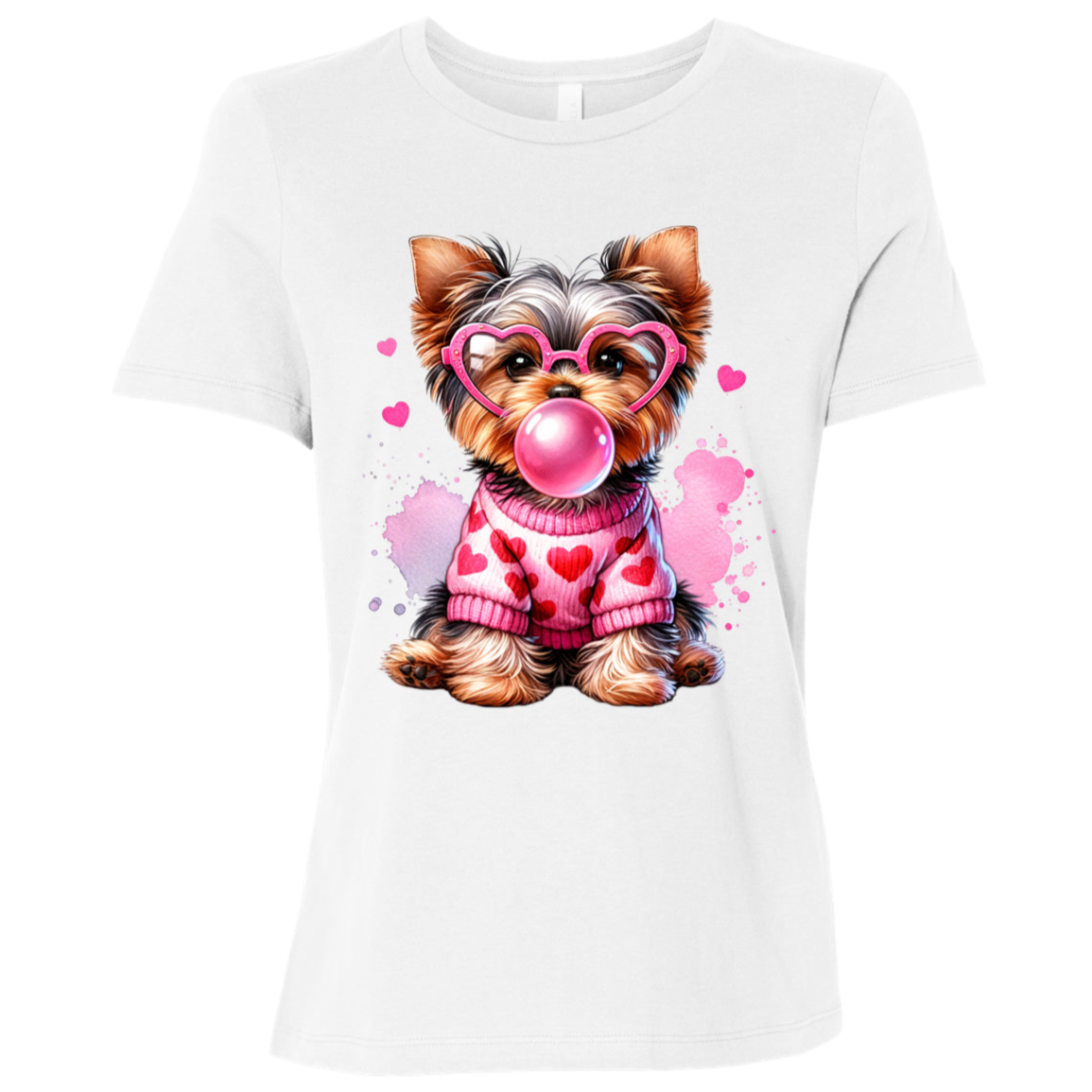 Yorkie Love | Women's Relaxed Fit Tee