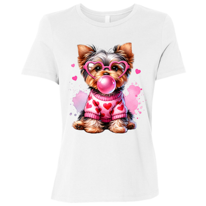 Yorkie Love | Women's Relaxed Fit Tee