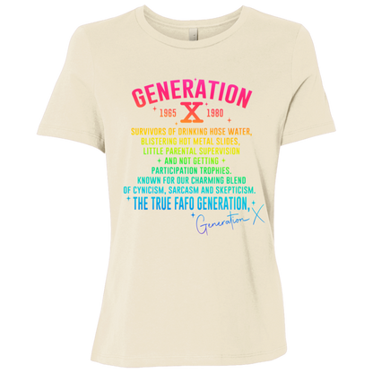 Generation X Ladies' Relaxed Graphic Tee