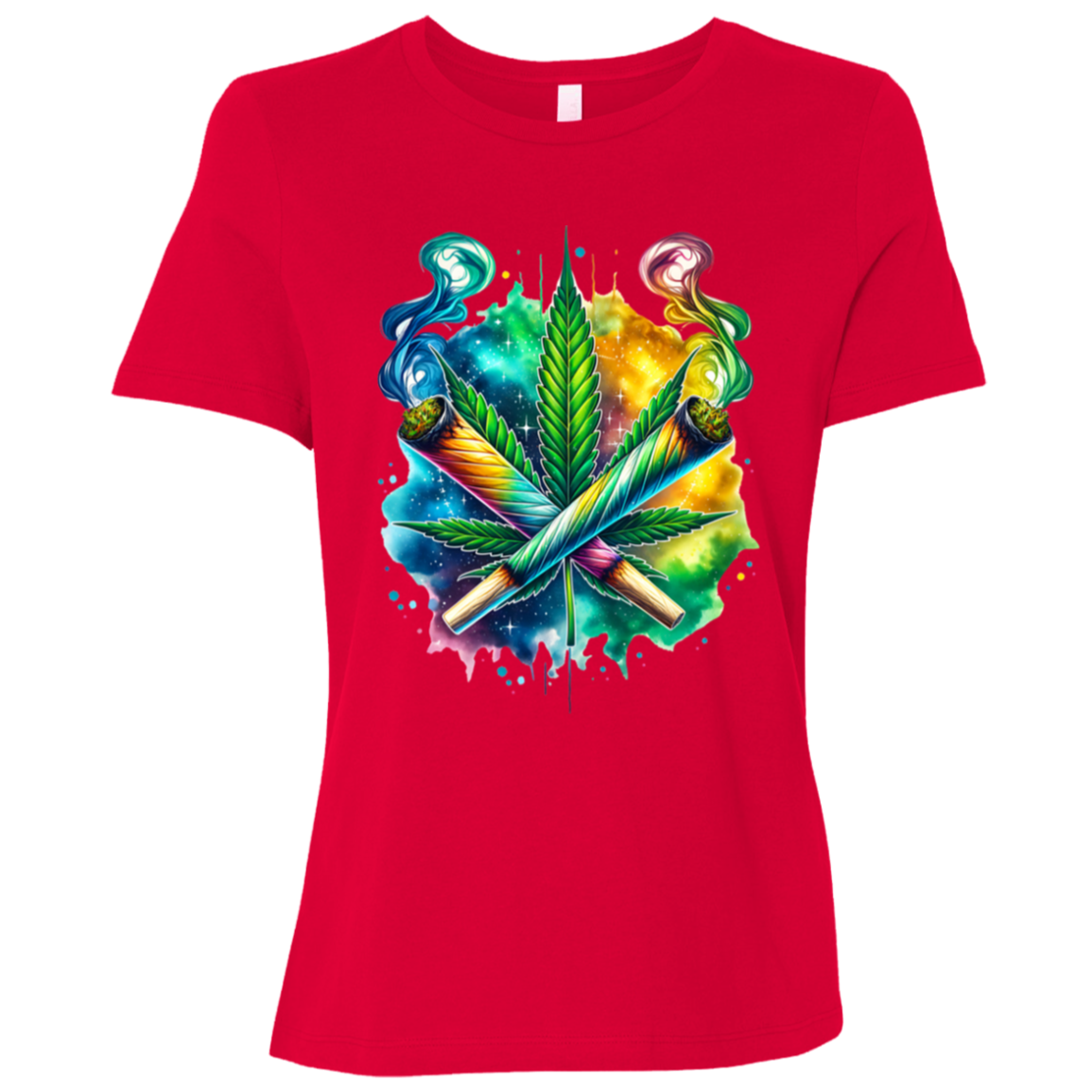Colorful Bud Women's Relaxed Jersey Short-Sleeve T-Shirt