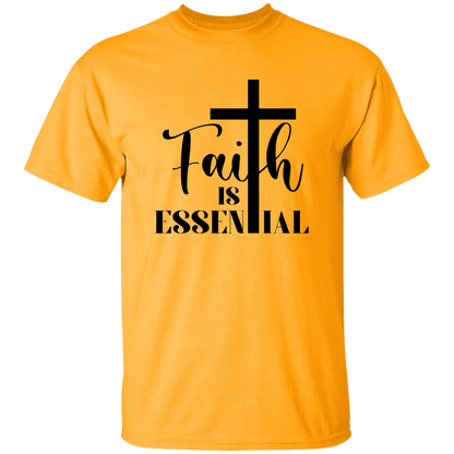 Faith is Essential Men's Heavyweight Graphic Tee