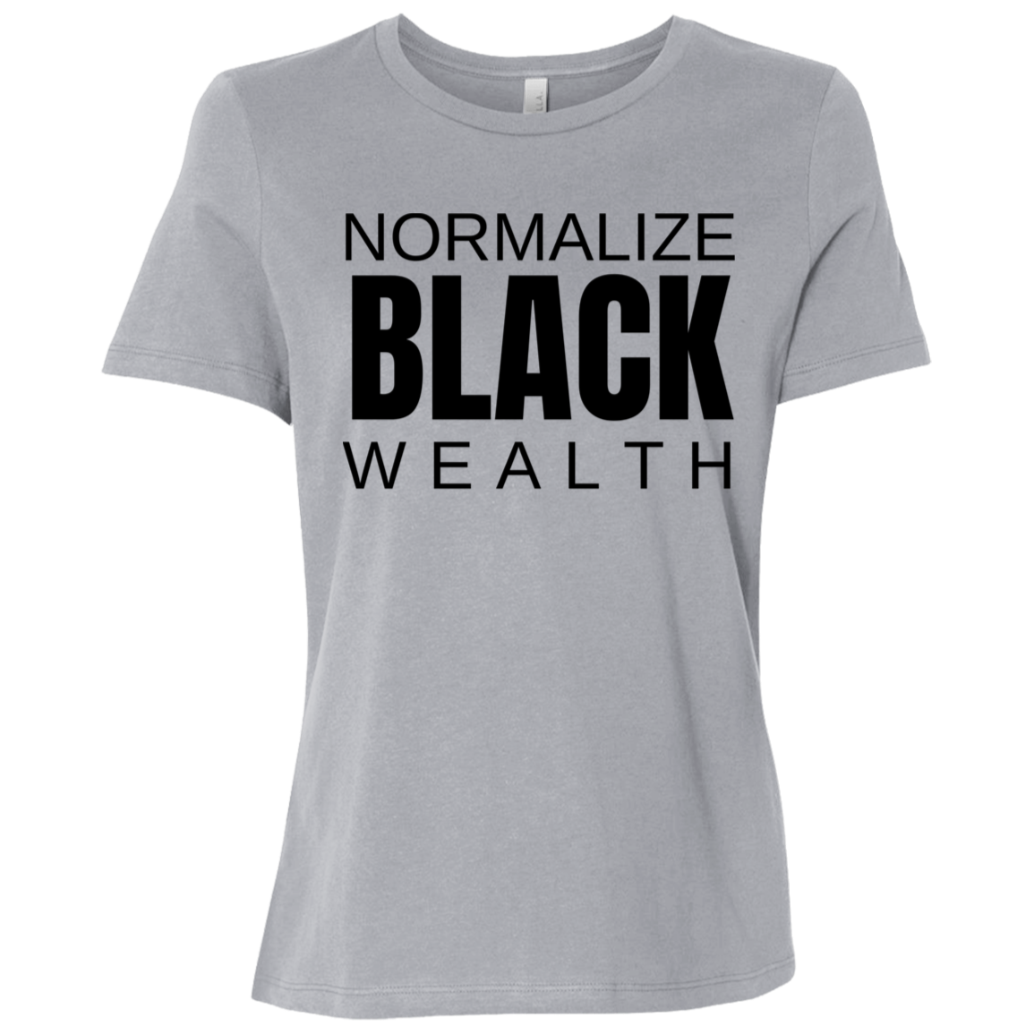 Normalize Black Wealth Tee