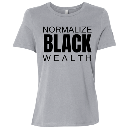 Normalize Black Wealth Tee