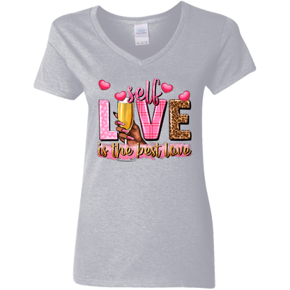 Gildan Ladies' 5.3 oz. V-Neck T-Shirt