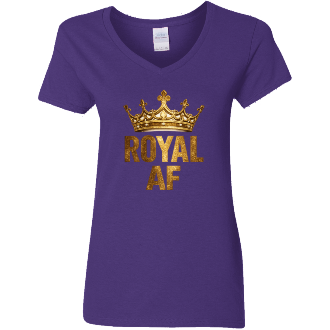 Royal AF V-Neck Tee