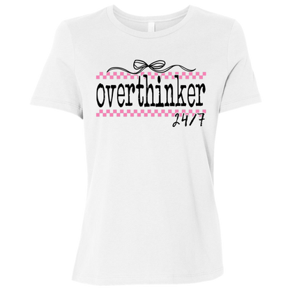 Overthinker 24/7 | Women's Relaxed Fit Tee