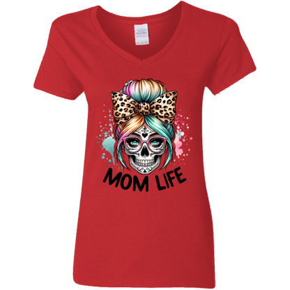 Mom Life Women's V-Neck T-Shirt