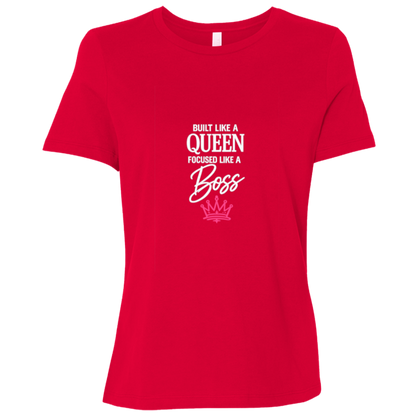 Built Like a Queen Focused Like a Boss Tee