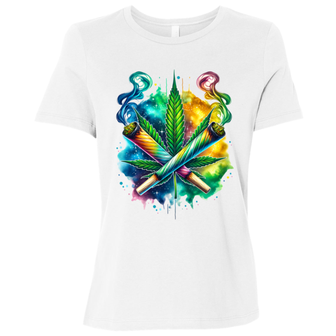 Colorful Bud Women's Relaxed Jersey Short-Sleeve T-Shirt