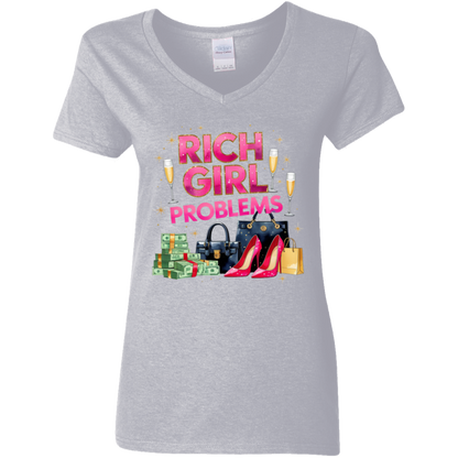 Gildan Ladies' 5.3 oz. V-Neck T-Shirt