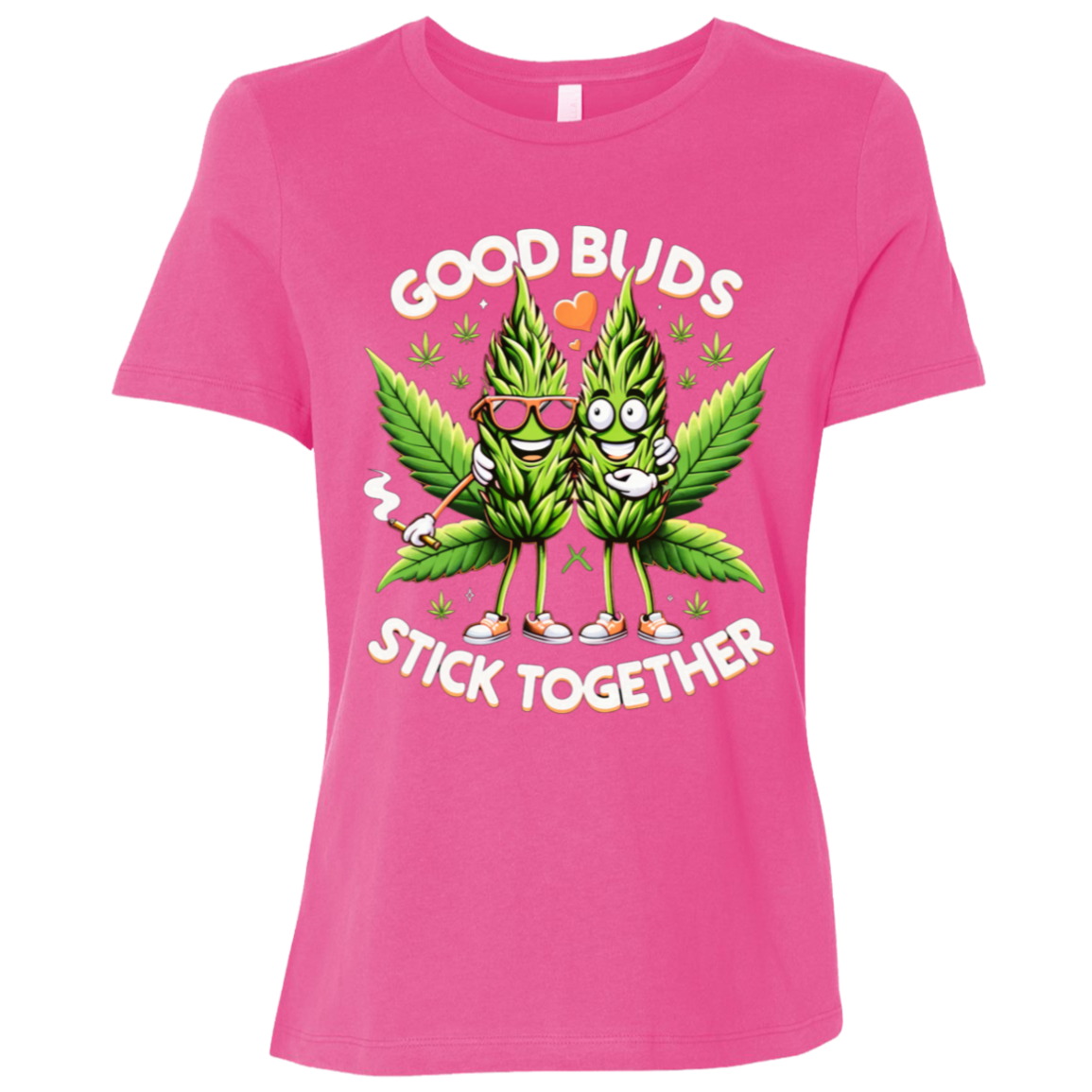 Good Buds Ladies Relaxed Jersey Short-Sleeve T-Shirt